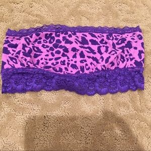 Purple cheetah Victoria's Secret bandeau